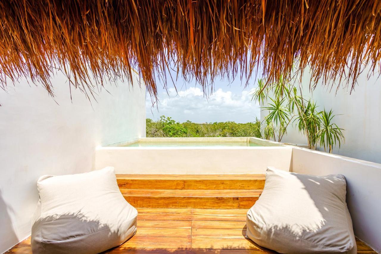 Jungle Luxury In Private Residential Area & Stunning Rooftop By Stella Rentals Tulum Eksteriør billede