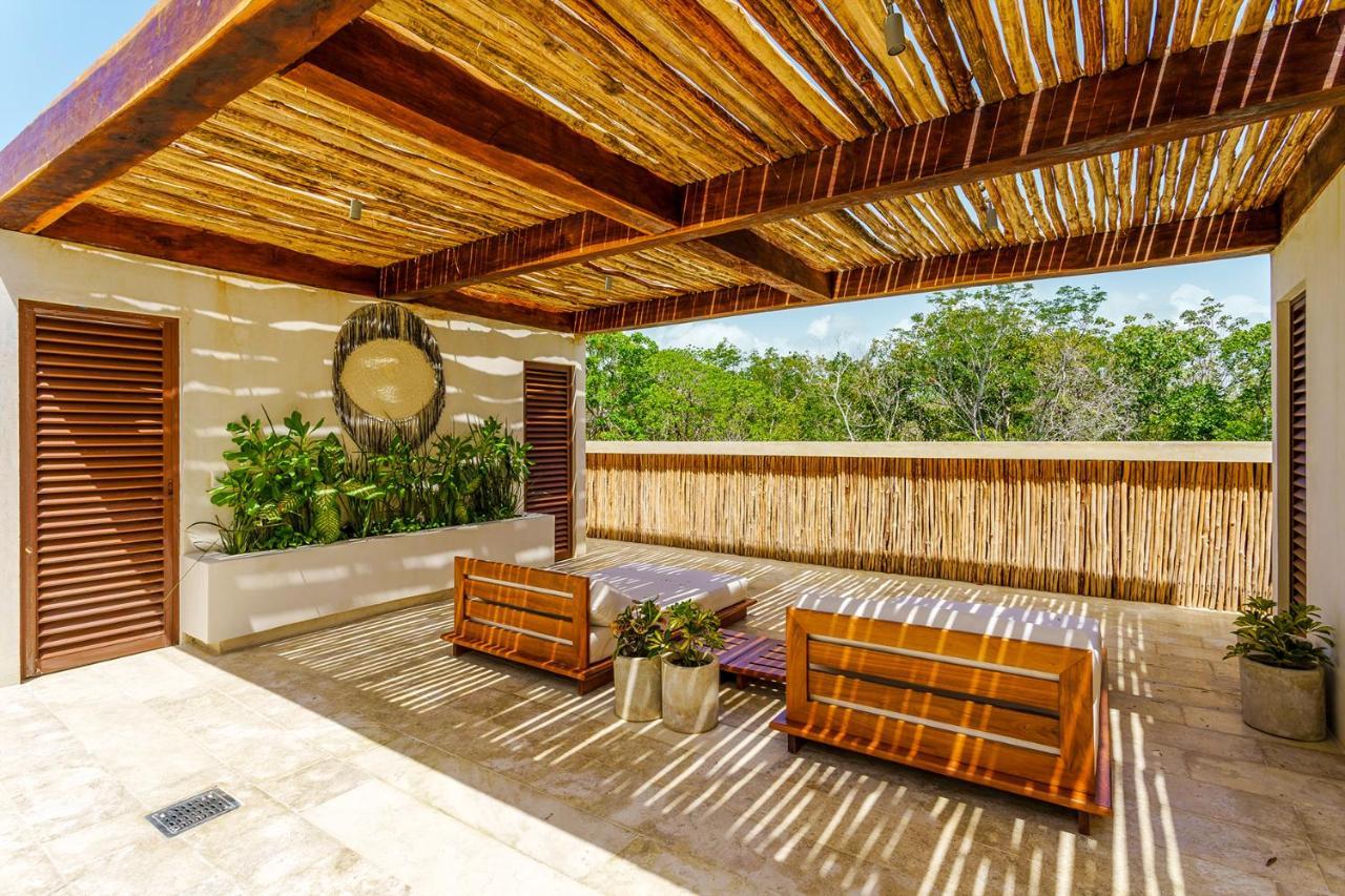 Jungle Luxury In Private Residential Area & Stunning Rooftop By Stella Rentals Tulum Eksteriør billede