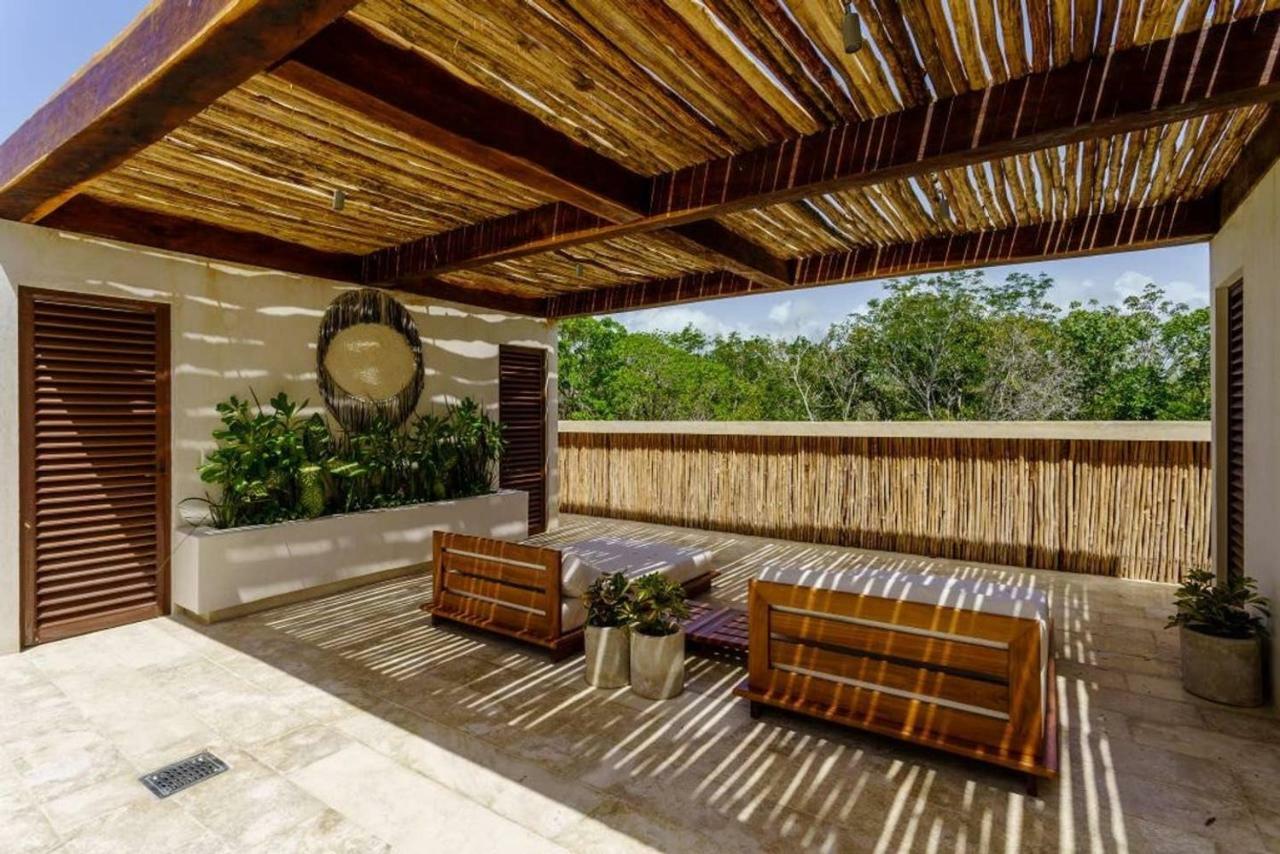 Jungle Luxury In Private Residential Area & Stunning Rooftop By Stella Rentals Tulum Eksteriør billede