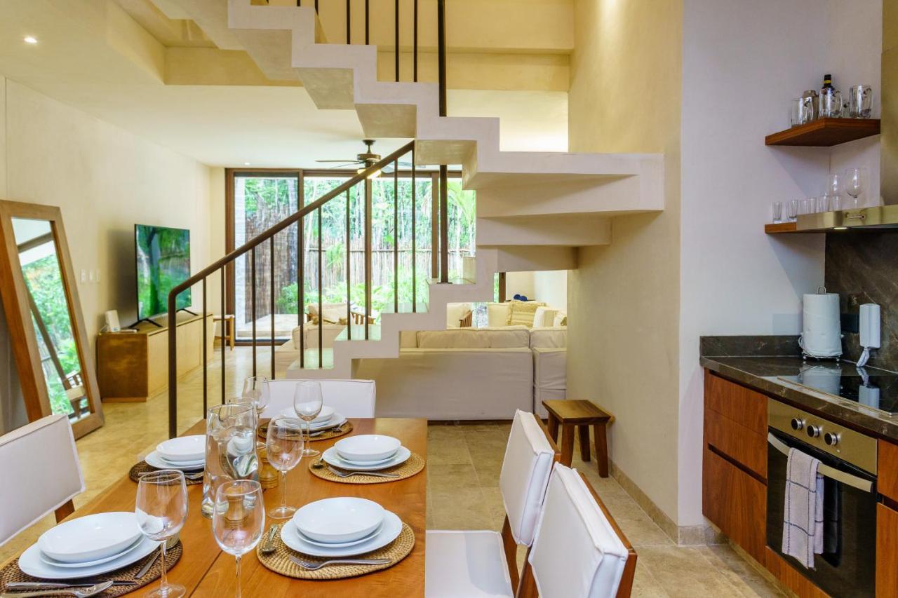 Jungle Luxury In Private Residential Area & Stunning Rooftop By Stella Rentals Tulum Eksteriør billede